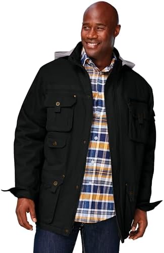 Boulder Creek by Kingsize Men's Big & Tall Quilted Jacket - Big
